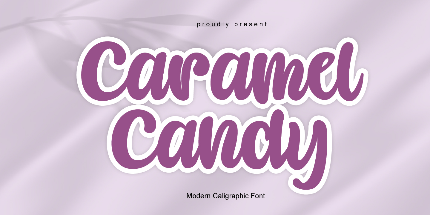 Czcionka Caramel Candy